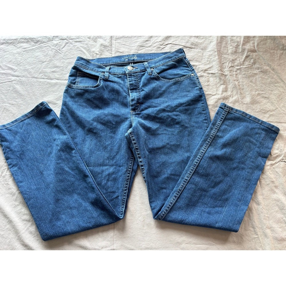 Riders by Lee Indigo Womens Straight Leg Jean Medium Wash Blu Sz 12M 18H000530R